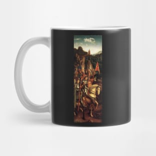 the soldiers of christ 1430 - Jan van Eyck Mug